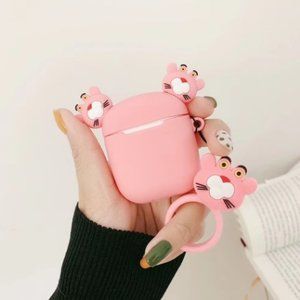 Pink Panther with Pendant AirPods Case Cover